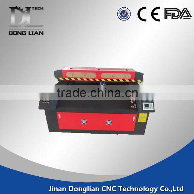 competitive price Donglian 2mm metal co2 tube laser cutting machine for leather