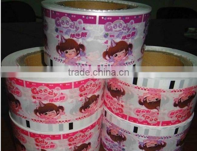 Top quality custom printed plastic packing film