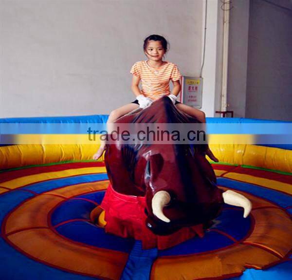 Customized inflatable bungee bull inflatable bull riding machine amusement rides