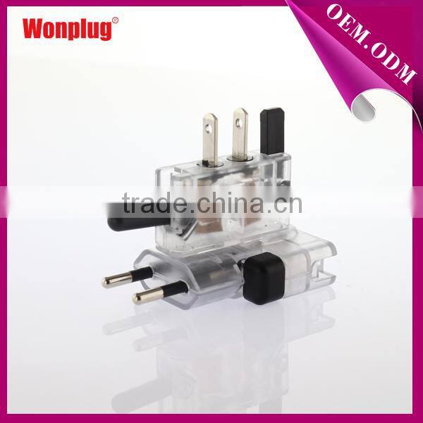 Commercial Residential application well made 10A 250V Amsterdam travel adapter can be used around the world