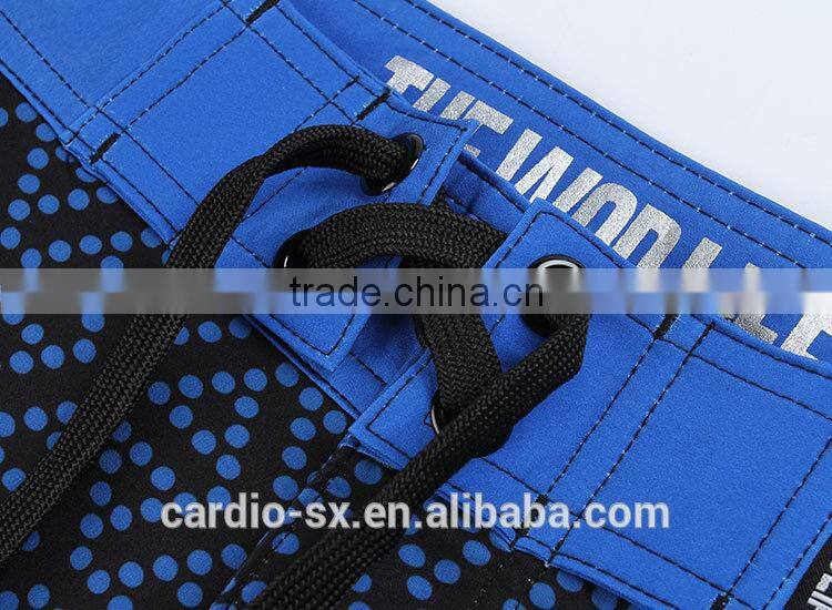 Quick-drying Colorful surf long leg swim shorts for men