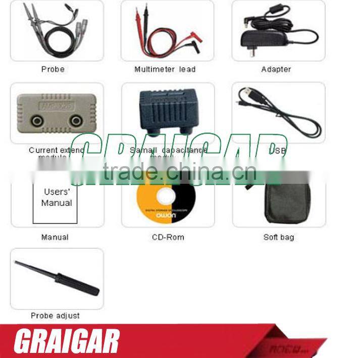 OWON HDS1021M Single Channel oscillometer/Digital Storage Handheld Oscilloscope/3.5 inch LCD/Bandwidth 20MHz