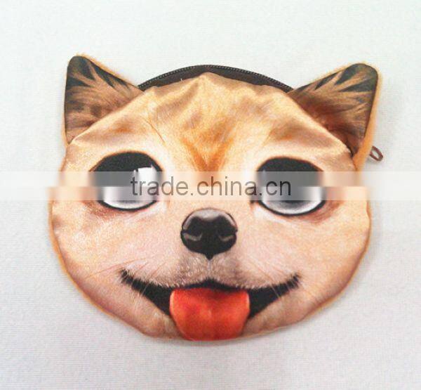 Creative Dog Cat-people Fabrics Unisex Coin Wallet Wholesale ZTCW-0027