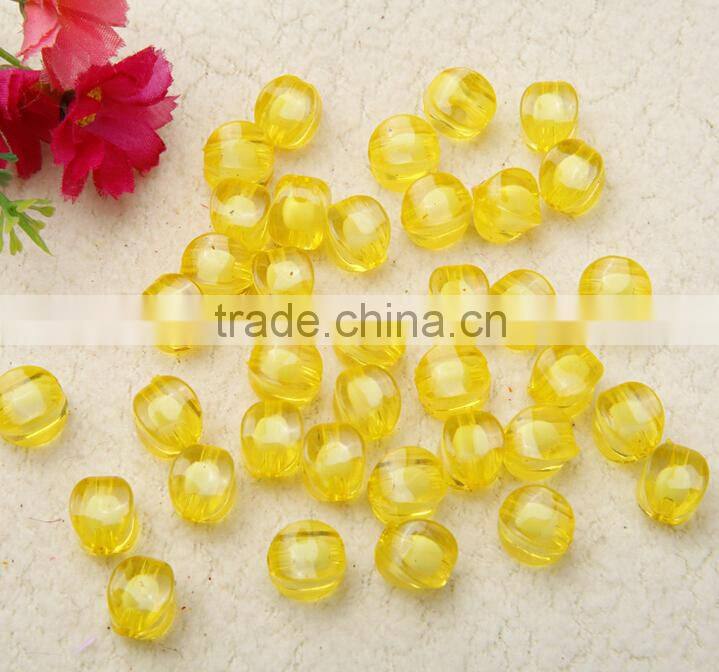 wholesale mix color 12mm Bulk chunky acrylic polygonal big beads