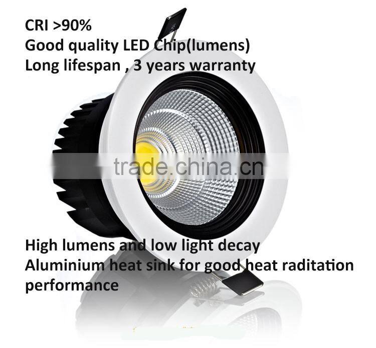 New design with UL CE hotel decorative 3W 7W 12W 15W 18W LED ceiling light