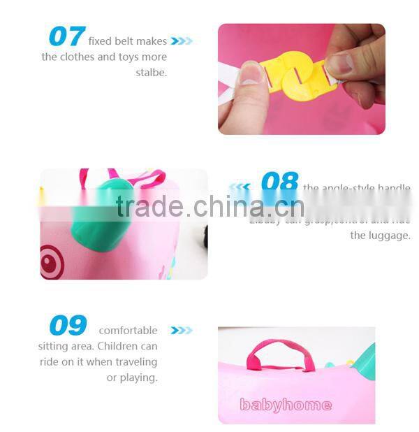 Top quality hot-selling children luggage plastic baby mini toy suitcase