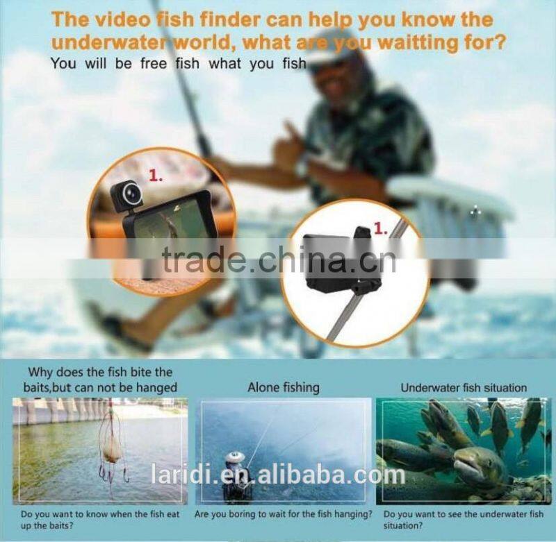 2016 Lucky Fish Finder Sounder Wireless Sonar Fishing Underwater one Camera Deeper Depth X3 fish finder