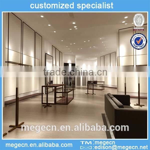 store wood clothes display fixtures