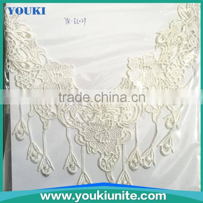 cotton material three sizes lace motif