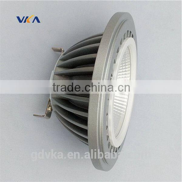 recessed LED COB ar111 spotlightra>95 with aluminum heat sink
