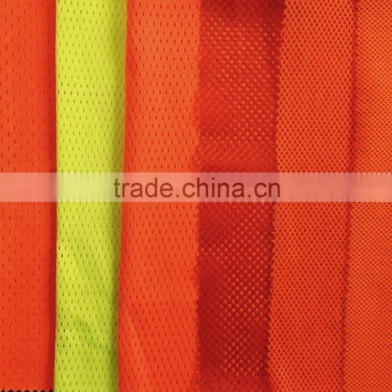 100% polyester polyester mesh lining fabric for sportswear