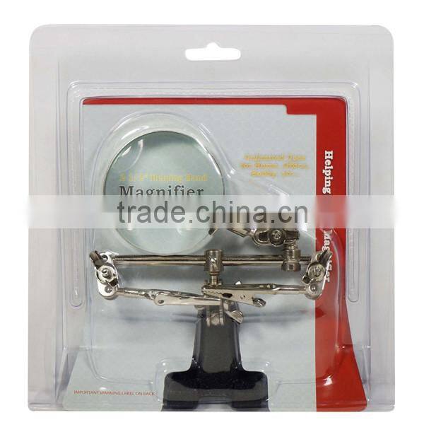 Helping Hand with Magnifying Glass