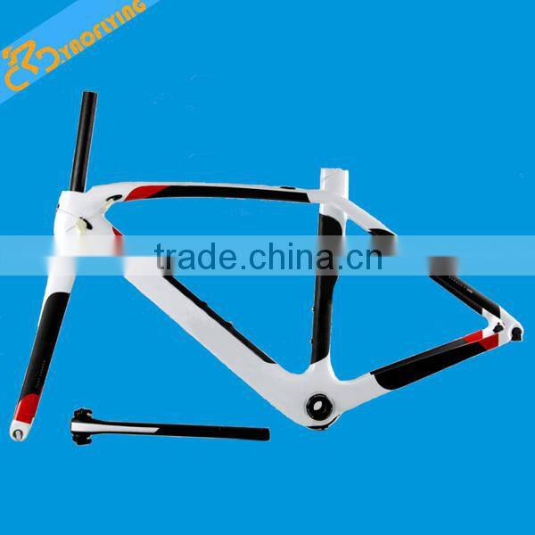 Best selling 700C carbon road bicycle frame,high quality china carbon bicycle frame for sale,EMS free shipping