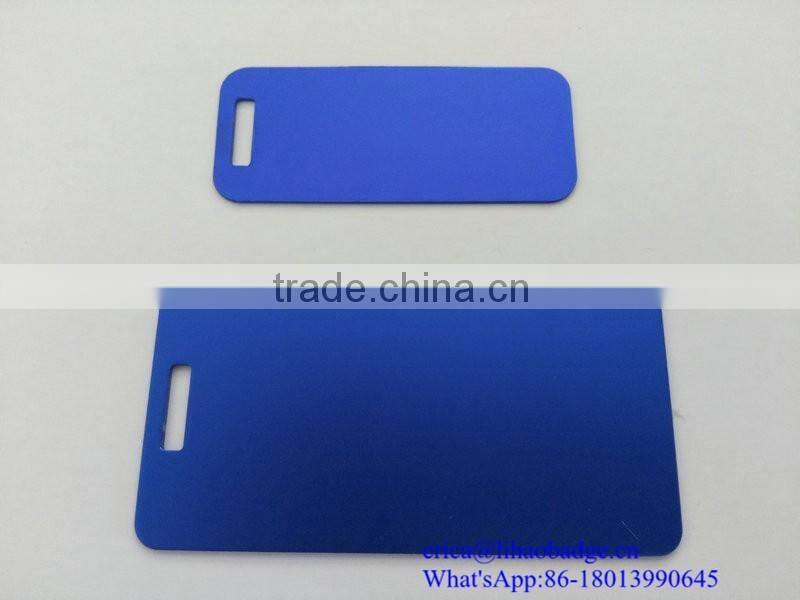 Factory Custom 2 Hole Hanging Plastic/Metal Nameplates