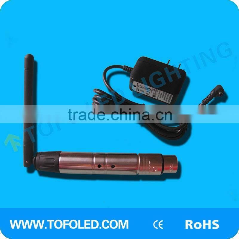Wireless XLR 2.4G wireless DMX512 receiver&transmitter