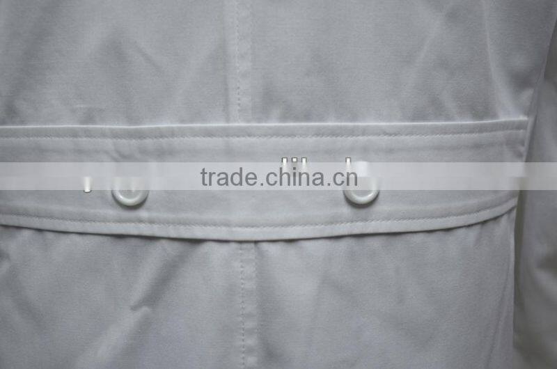 Hot selled 100% cotton white doctor coat