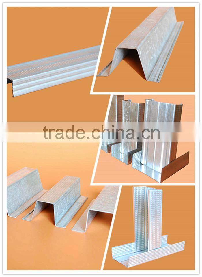 Preferential price and high quality drywall metal stud,perfiles principal paral,Canal,Omega