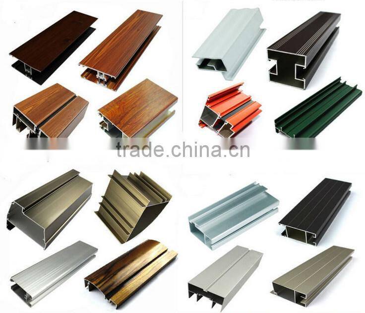 ISO9001 aluminium profiles for glass curtain wall/customized aluminium curtain wall manufacture