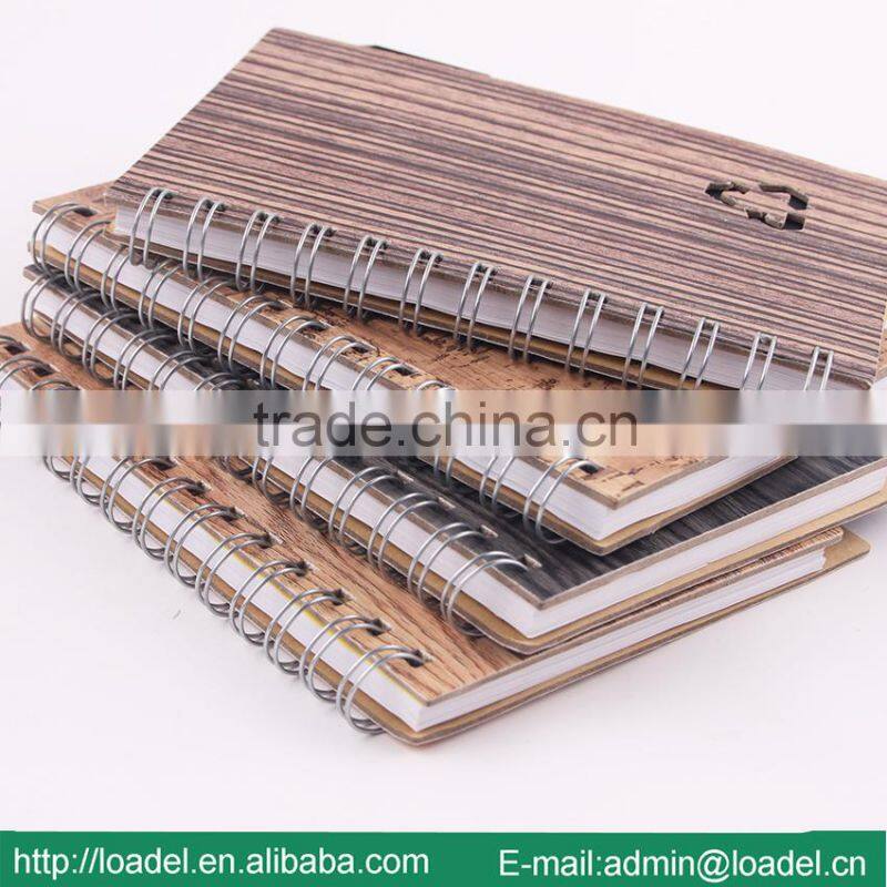Advertised logo recycle paper notebook with Eco ballpen attached