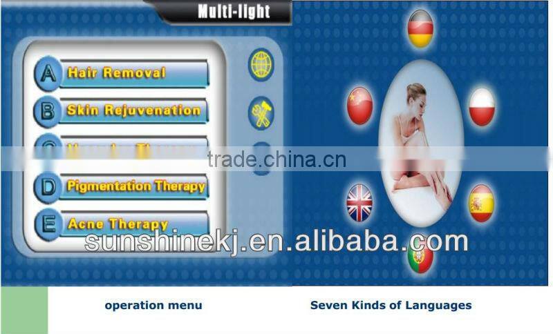 2014 New Portable High Power hair removal epilation ipl beauty equipment for home use