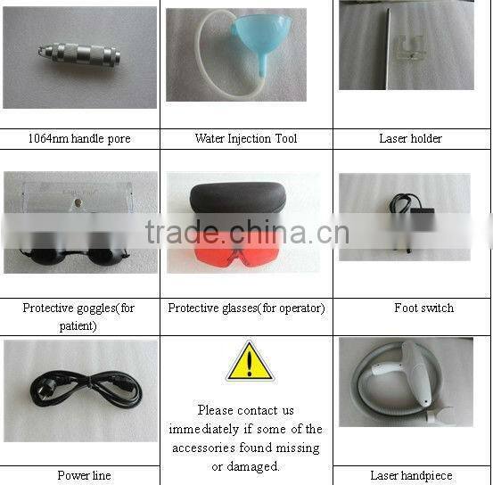 Factory promotion!!! professional beauty machine nd yag laser varicose veins removal