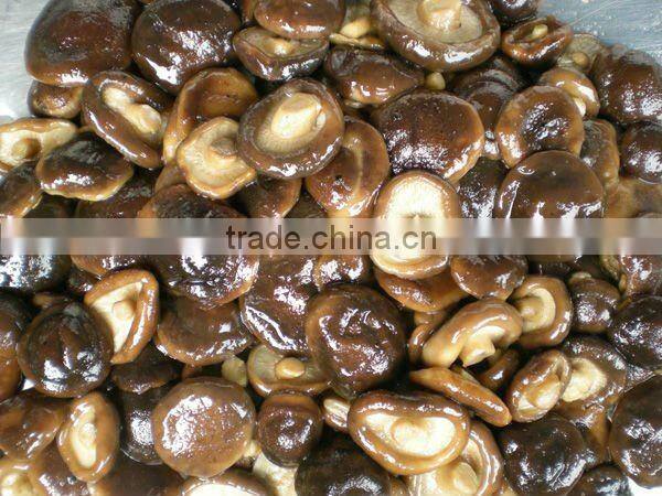 salted shiitake mushroom in brine