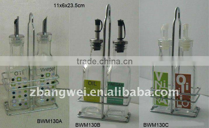 glass oil & vinegar bottle