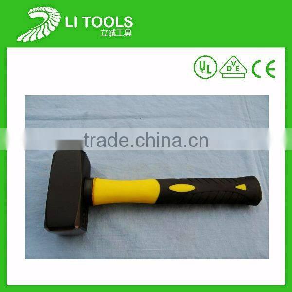 Wood handle Top sale Carbon steel stone breaking hammer