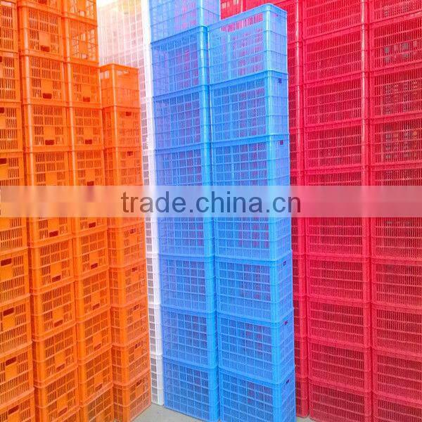 factory sell colorful plastic basket, plastic fruit basket, large plastic basket
