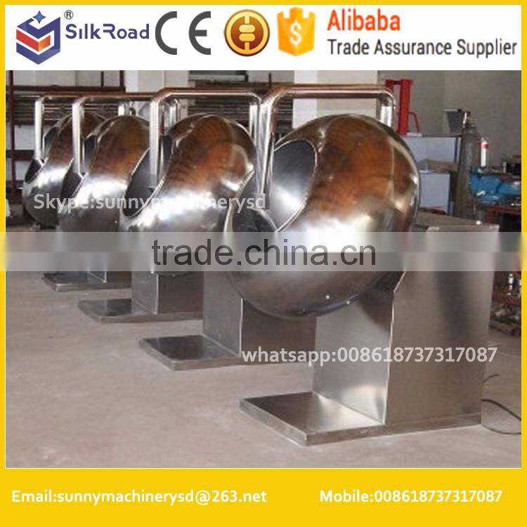 automatic tablet chocolate peanut sugar coating machine