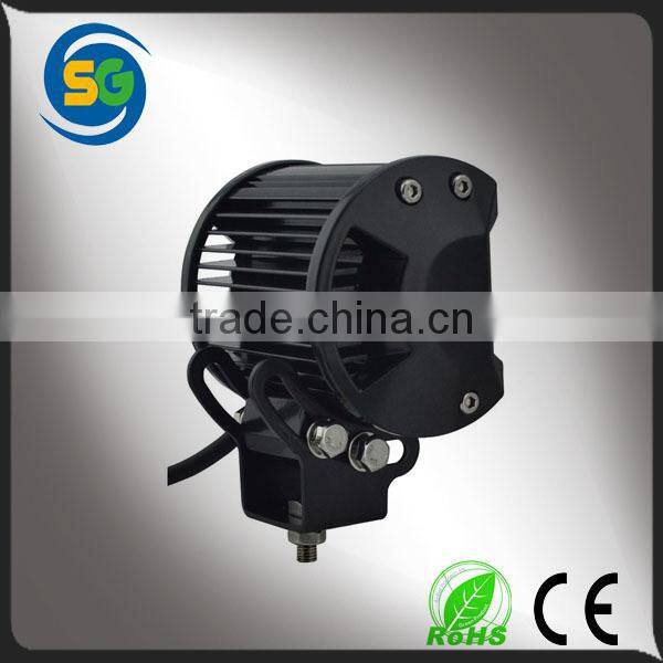 4*4 accessories double row 12v 18w led work light, led light bar 18w mini light for motor