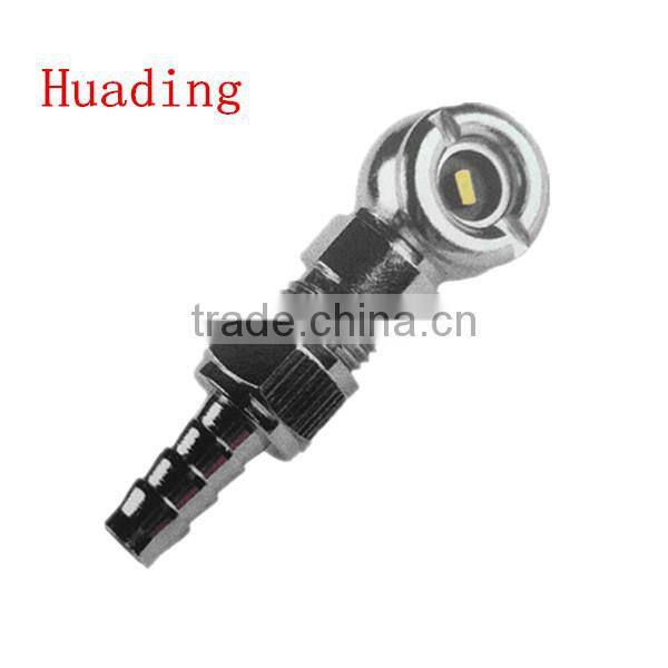 1/4 " 5/16" hose barb air chuck ,brass body with clip