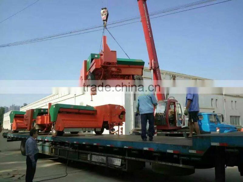 Grass Mower with Swather and Rectangular Baler