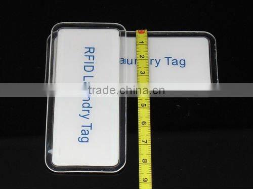 860~960MHz Passive RFID Woven Labels Withstand 200 Washing Cycles under Industrial Laundry Environment