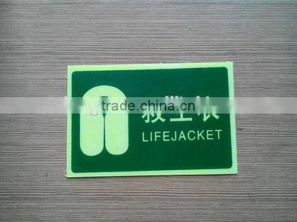 Fluorescent decoration reusable glow in the dark vinyl sticker