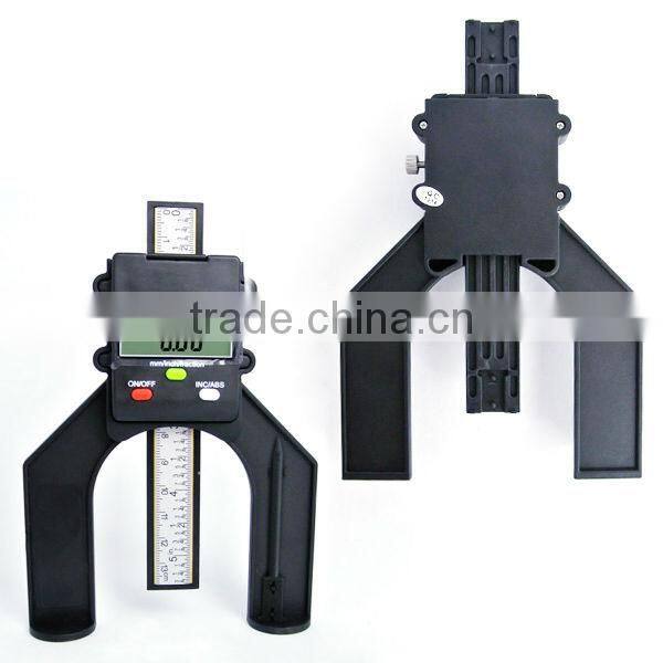 Digital LCD Tread Magnetic Self Standing Aperture 80mm Hand Routers Depth Gauge