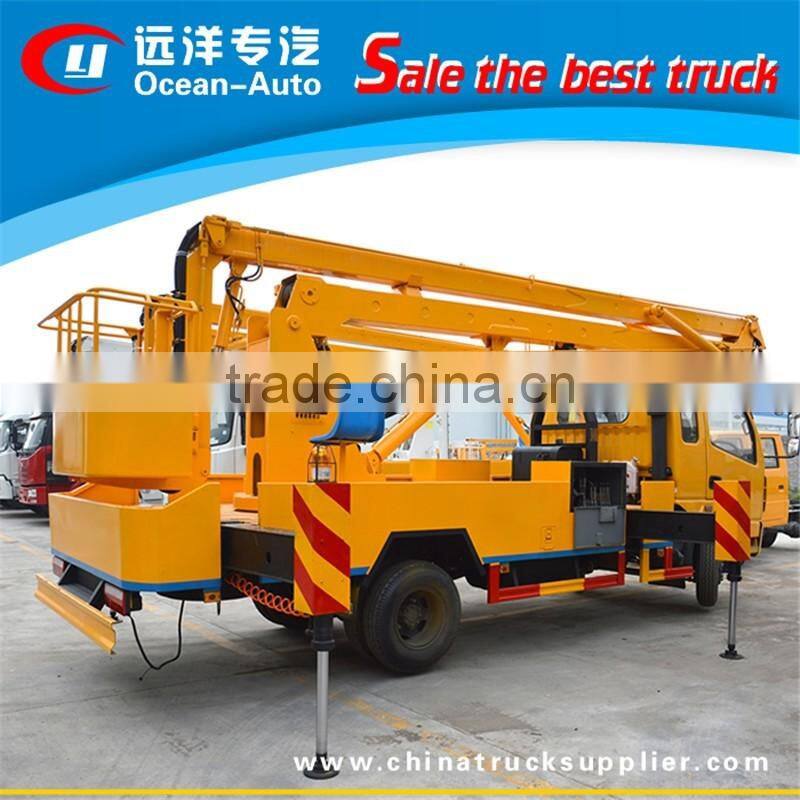 Dongfeng 18m aerial platform truck ,hydraulic lift platform truck