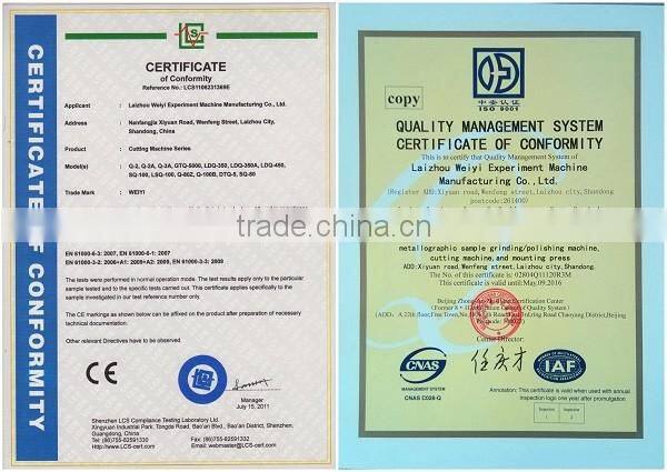 CUTTING MACHINE MODEL Q-2A