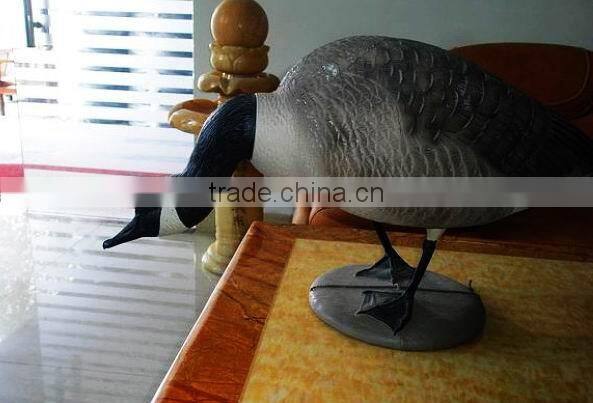 colourful goosey,resting watching Decoy goose for hunting,Decoy goose for hunting