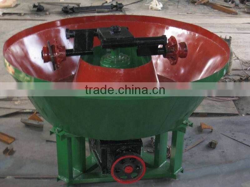 Wet pan gold grinding machine,gold grinding mill,Amalgamated grinding gold machine