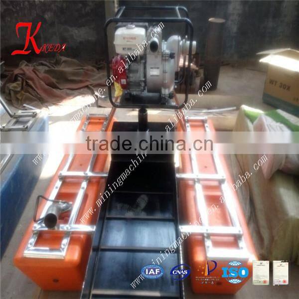 Mini portable gold dredging Dredger in small river