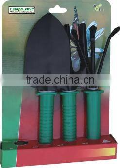 China factory of 3pcs mini garden tools plastic garden tools set kid mini tools set with custom logo