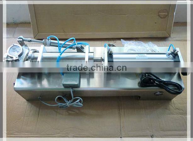Small Scale Single Head Cream Pneumtic Filling Machine with 100-1000ml