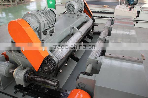 Spindleless Veneer Lathe