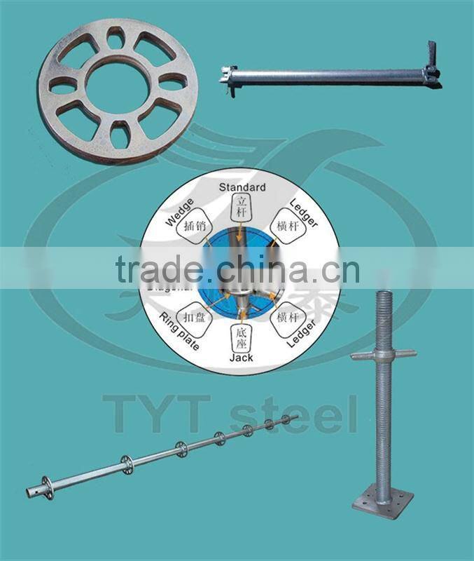 frame scaffolding galvanized steel ring-lock scaffolding system scaffolding caster