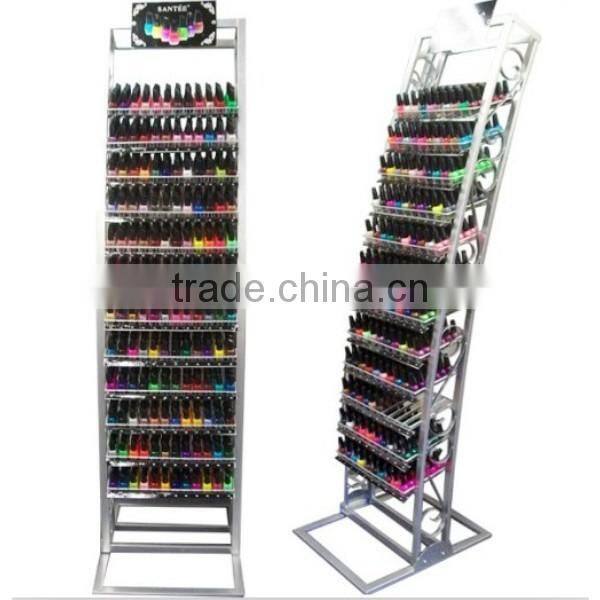 50 Bottles Nail Polish Wall Mount Rack Stand