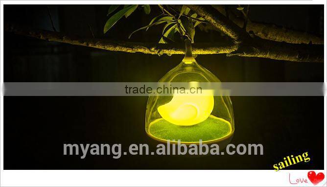 2015 novel led table lamp, Bird Cage LED lamp with two USB Charging line,Touch sensitive led table lamp