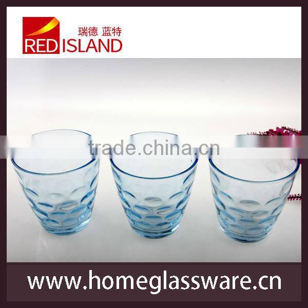 color round decoration glass drinking cup