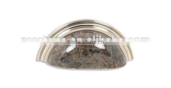 cup pull-LA-BN granite pull cup pull brushed nickel for kitchen and bathroom