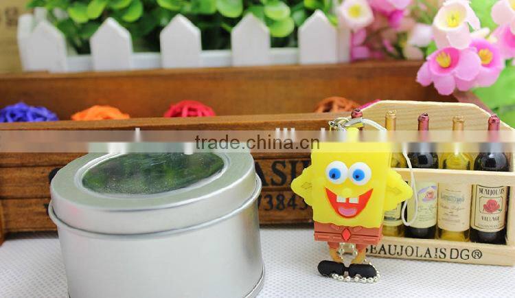 creative cartoon pvc usb flash drive shell